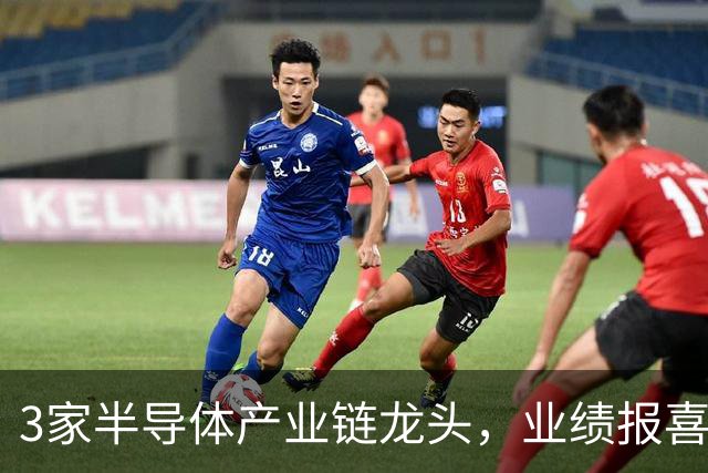 3家半导体产业链龙头，业绩报喜！